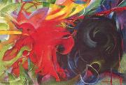 Franz Marc Fighting Forms (mk34) oil painting picture wholesale